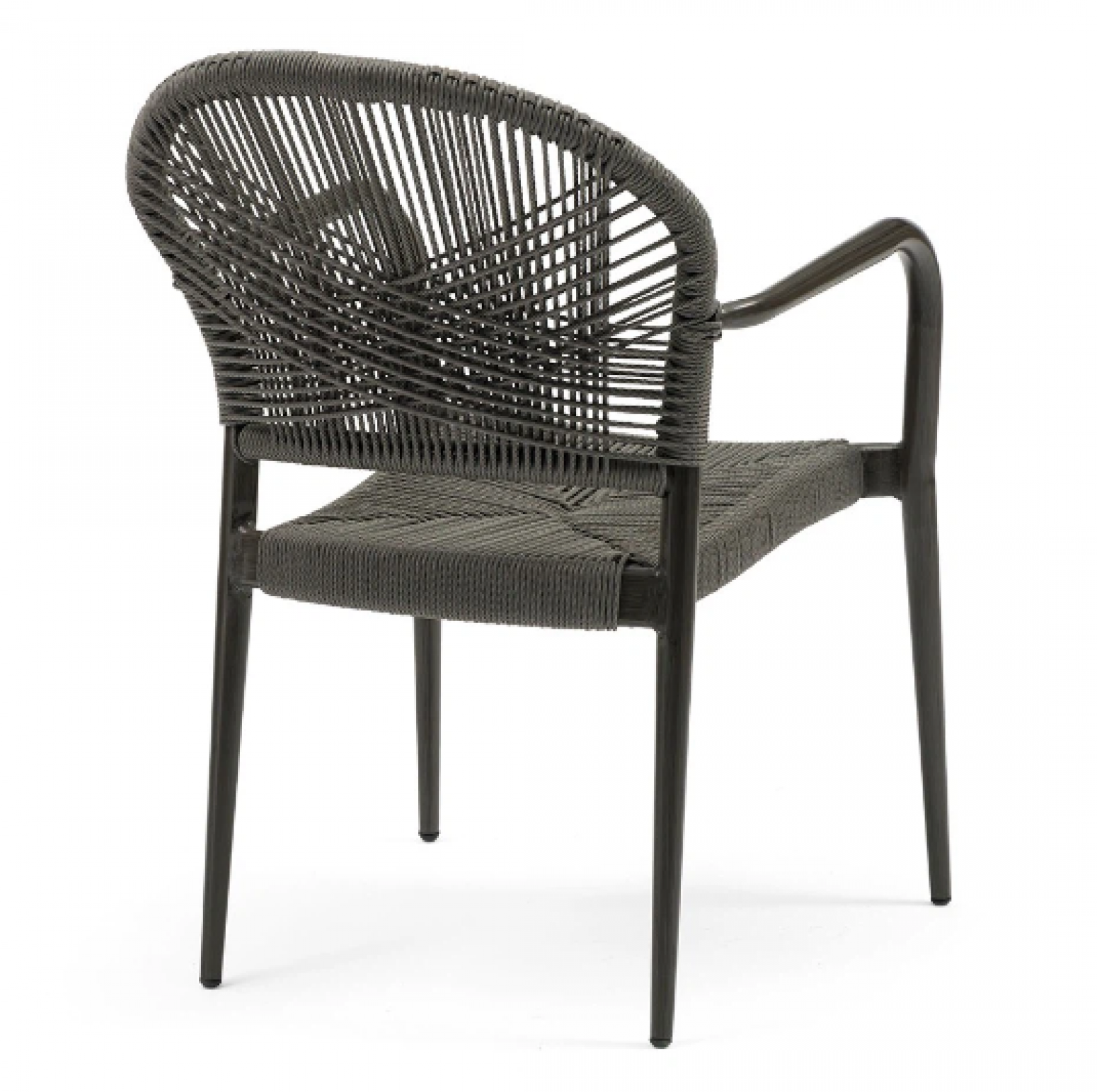 艺心家居 Outdoor furniture Product 《Dark grey woven outdoor armchair》【图2】