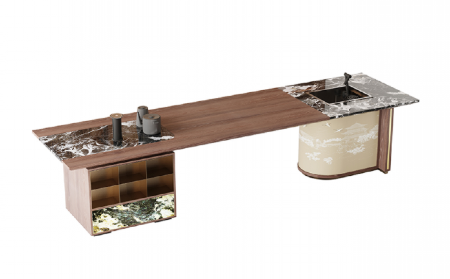 沃高家具 Home Furniture Product 《Modern Oriental tea table》【图0】
