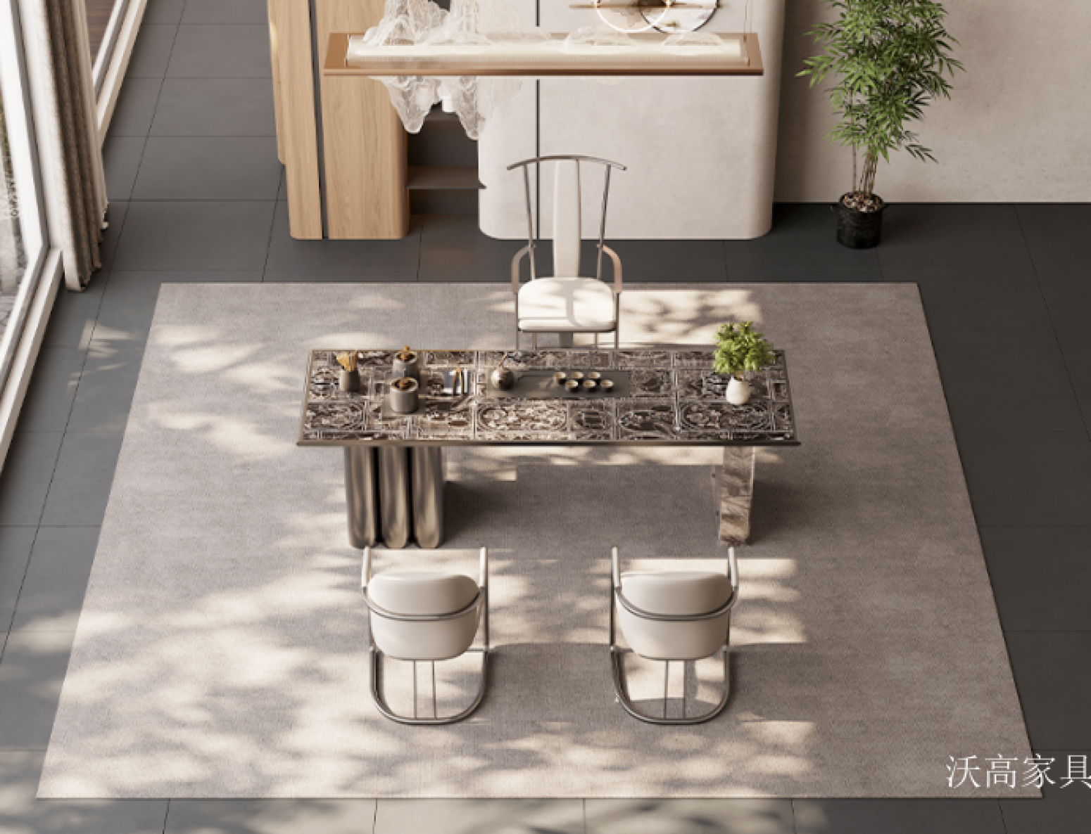 沃高家具 Home Furniture Product 《Contemplative tea table》【图2】