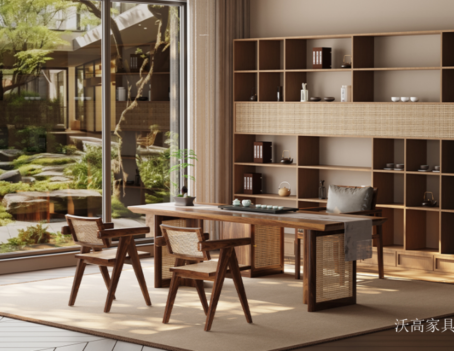 沃高家具 Home Furniture Product 《Zhiyuan Tea Table》【图2】
