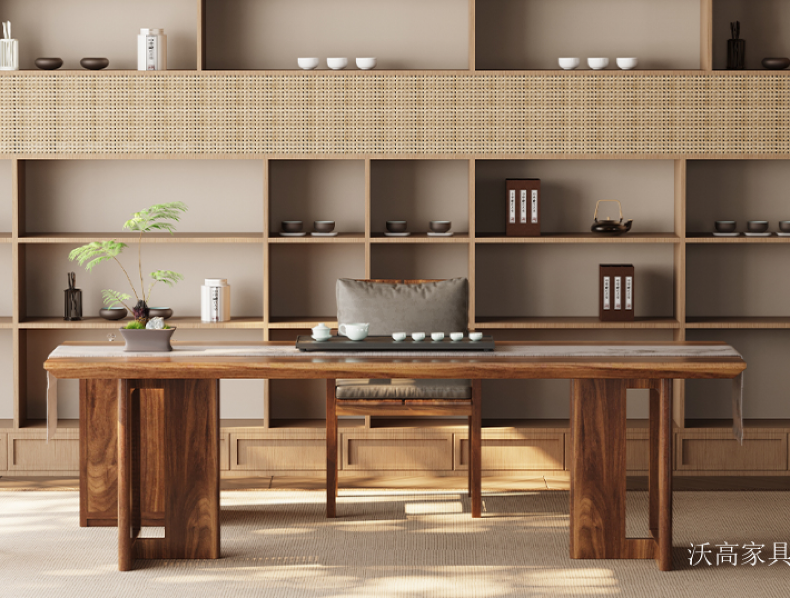 沃高家具 Home Furniture Product 《Zhiyuan Tea Table》【图3】