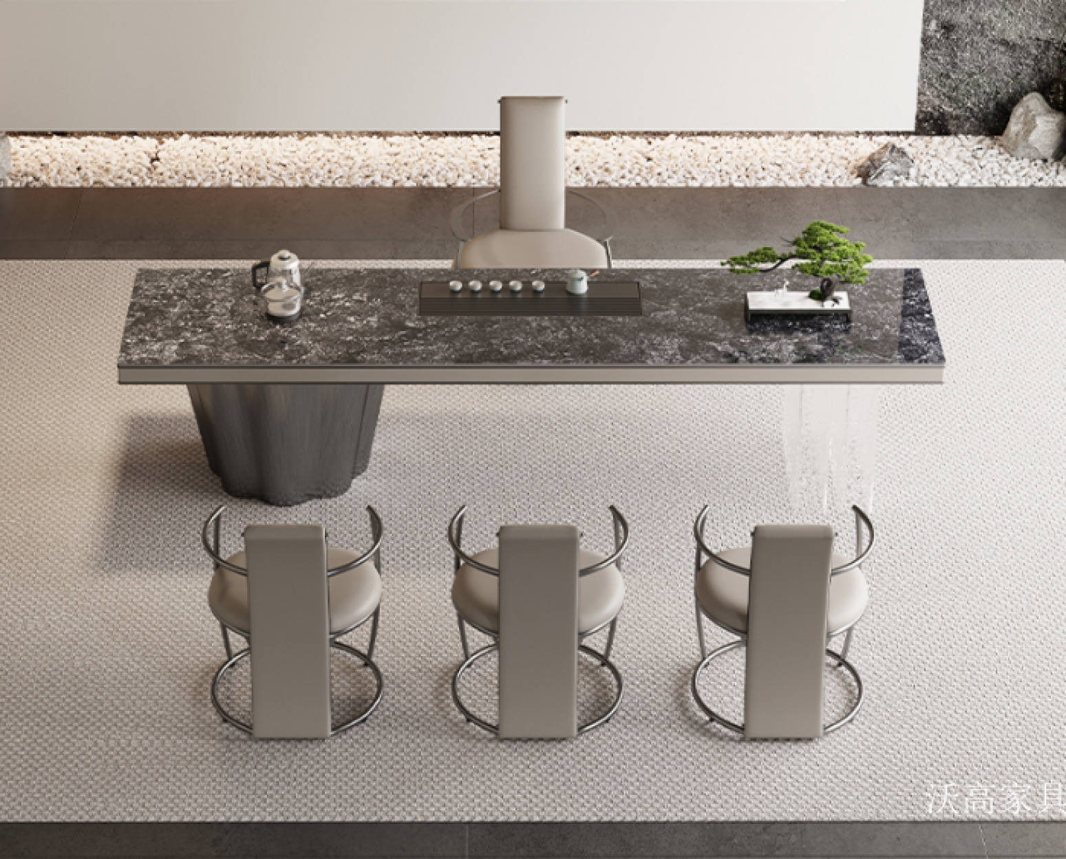 沃高家具 Home Furniture Product 《Light luxury marble tea table》【图1】