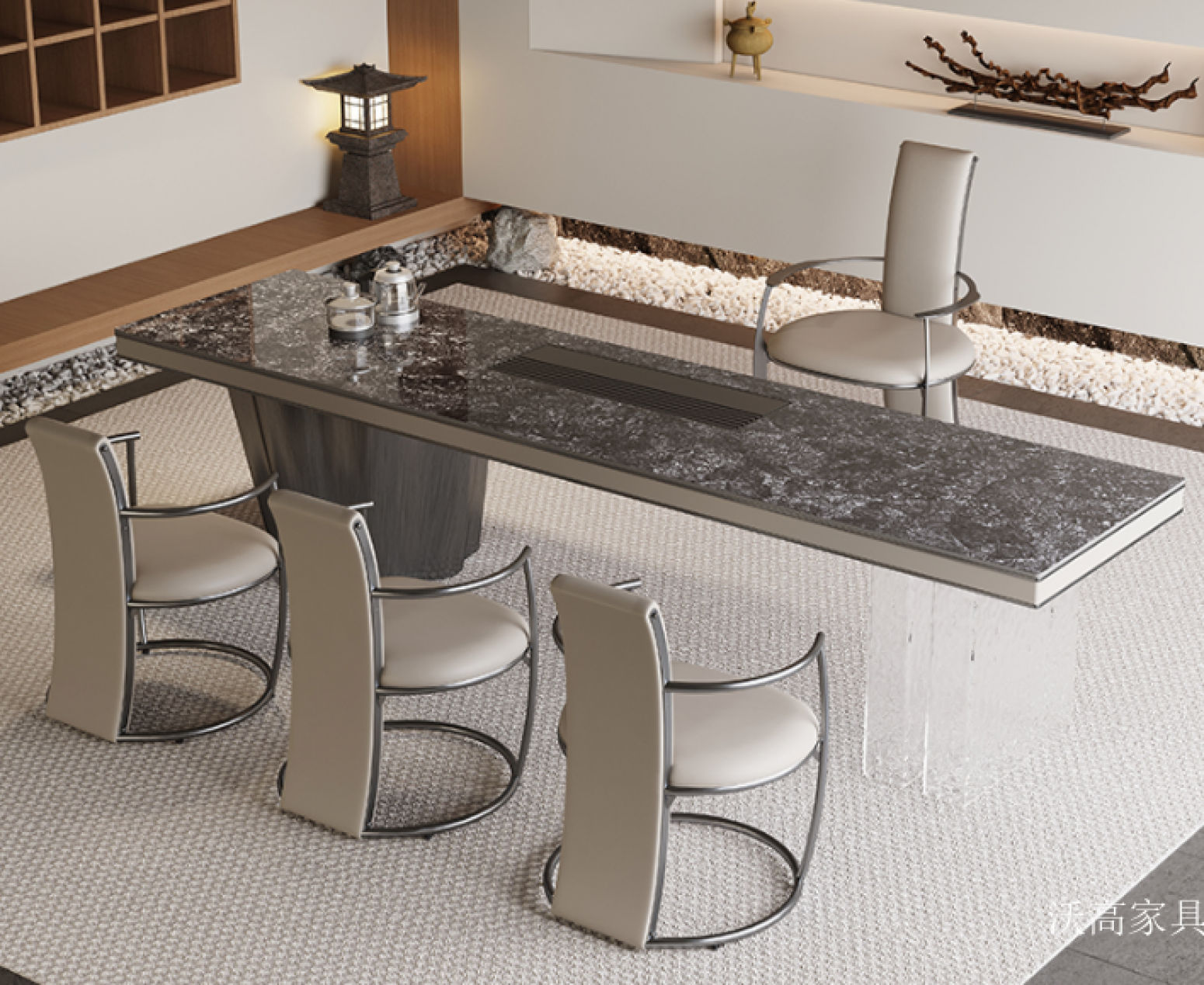 沃高家具 Home Furniture Product 《Light luxury marble tea table》【图2】
