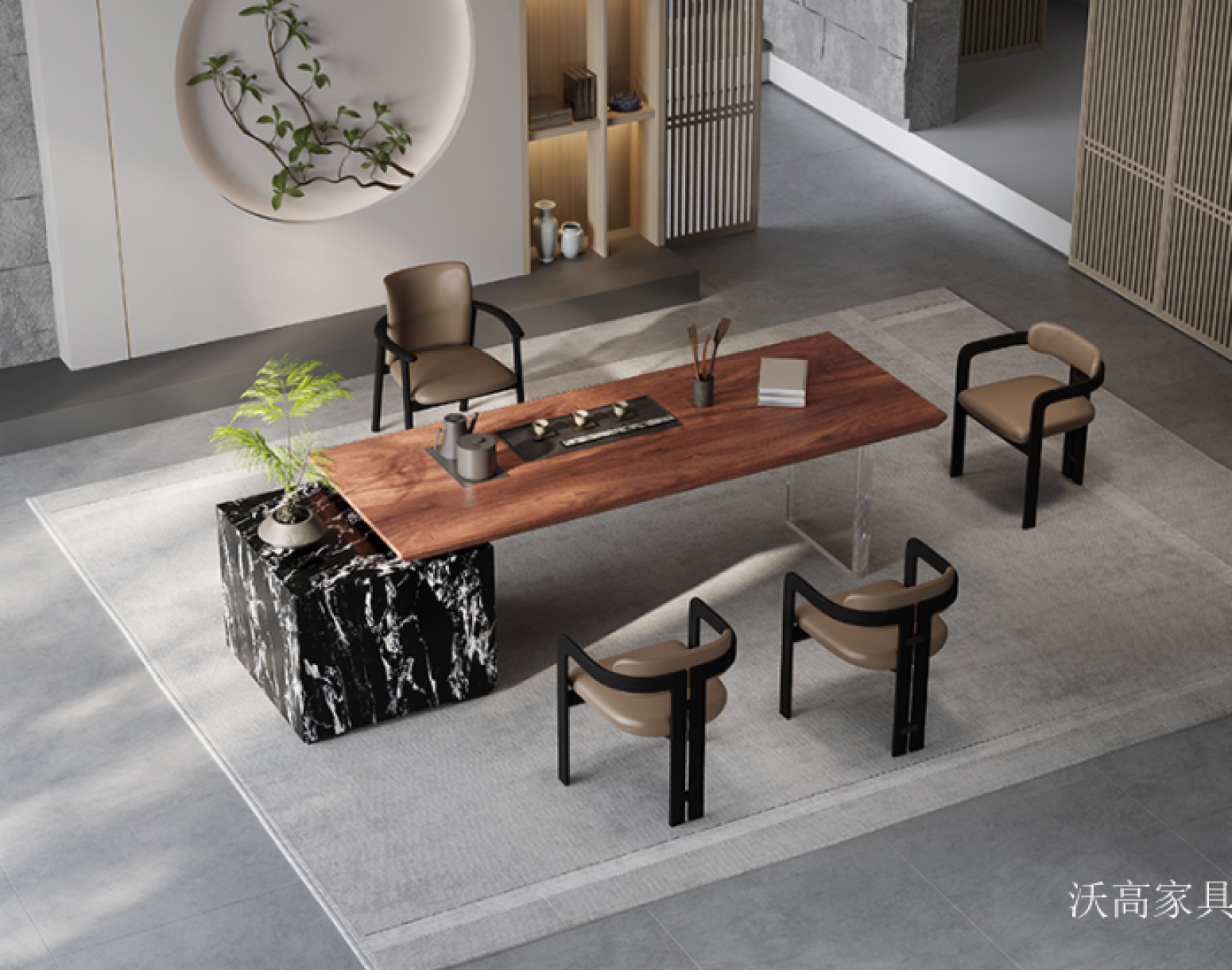 沃高家具 Home Furniture Product 《Philosophical Tea table》【图1】