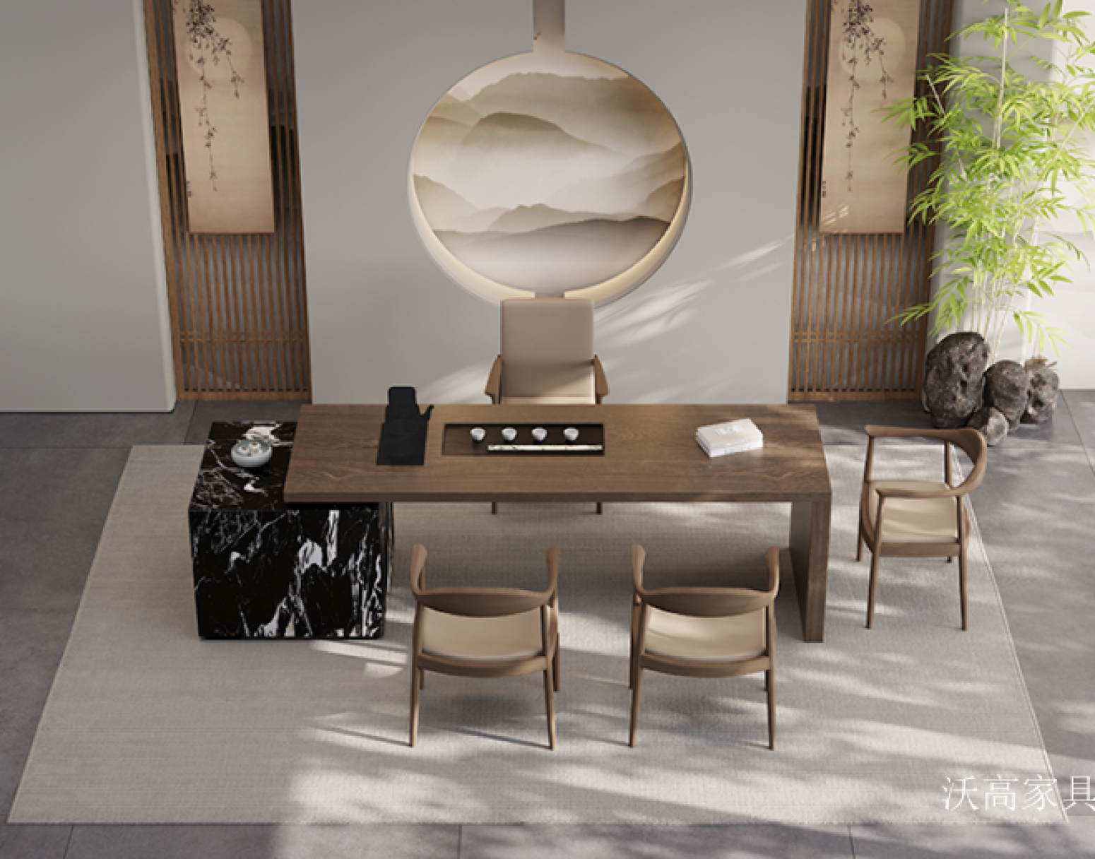沃高家具 Home Furniture Product 《Ningqu Tea Table》【图1】