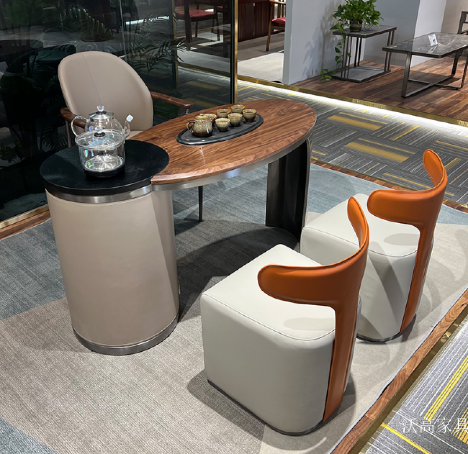 沃高家具 Home Furniture Product 《Modern light luxury oval tea table》【图2】