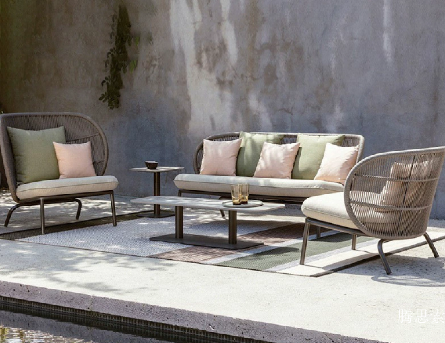 腾思索 Outdoor furniture Product 《Woven casual outdoor sofa》【图0】