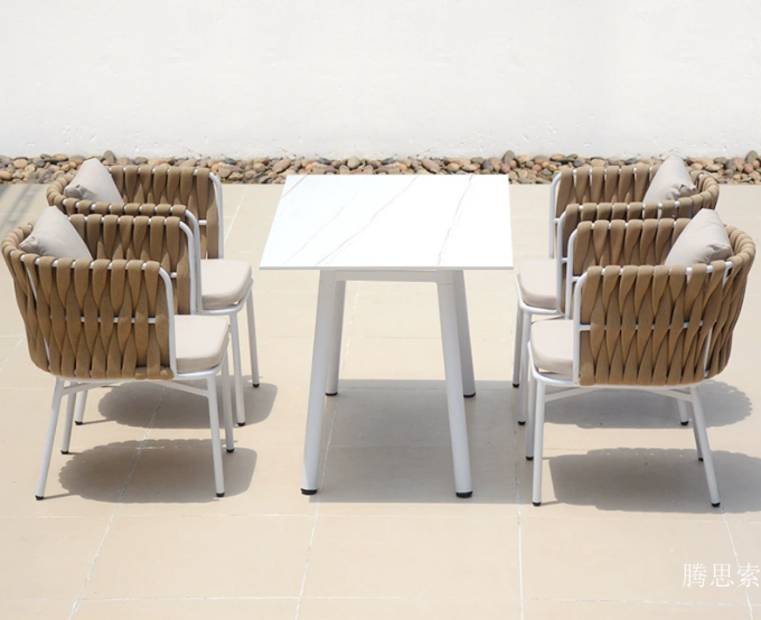 腾思索 Outdoor furniture Product 《Woven leisure outdoor table and chair》【图1】