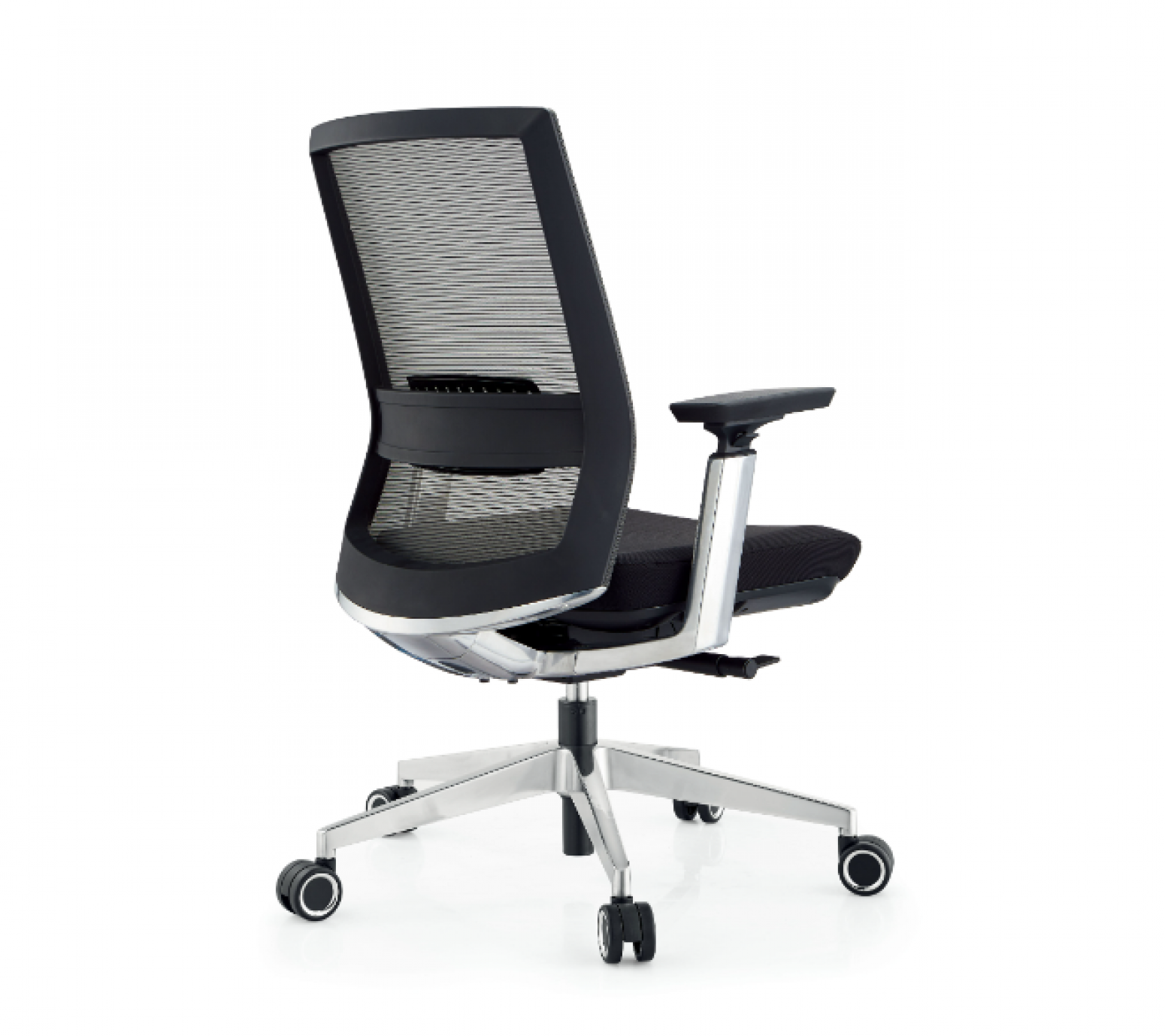 华凯龙 Office furniture Product 《Black mesh fabric simple office chair》【图1】