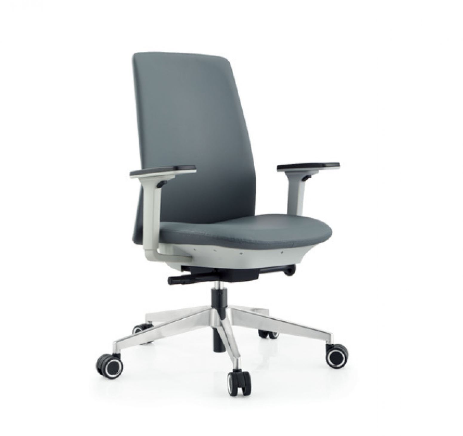 华凯龙 Office furniture product 《Grey leather office chair》