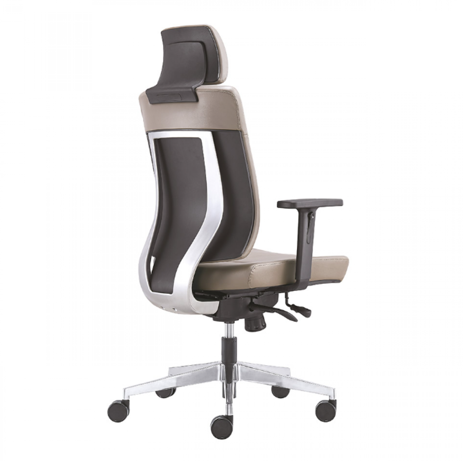 华凯龙 Office furniture Product 《Light brown leather office chair》【图0】