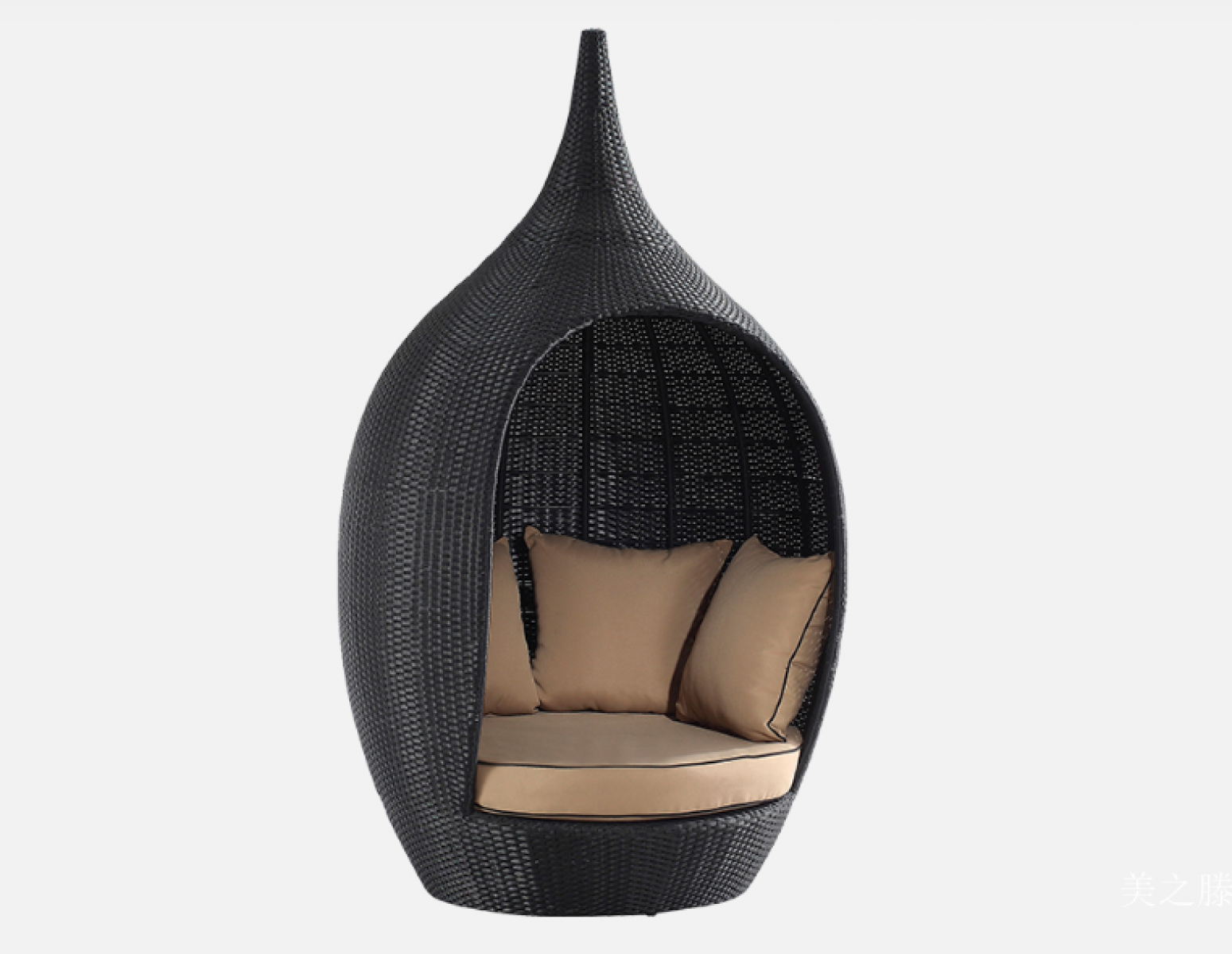 美之滕 Outdoor furniture product 《Drop-shaped woven outdoor sofa》