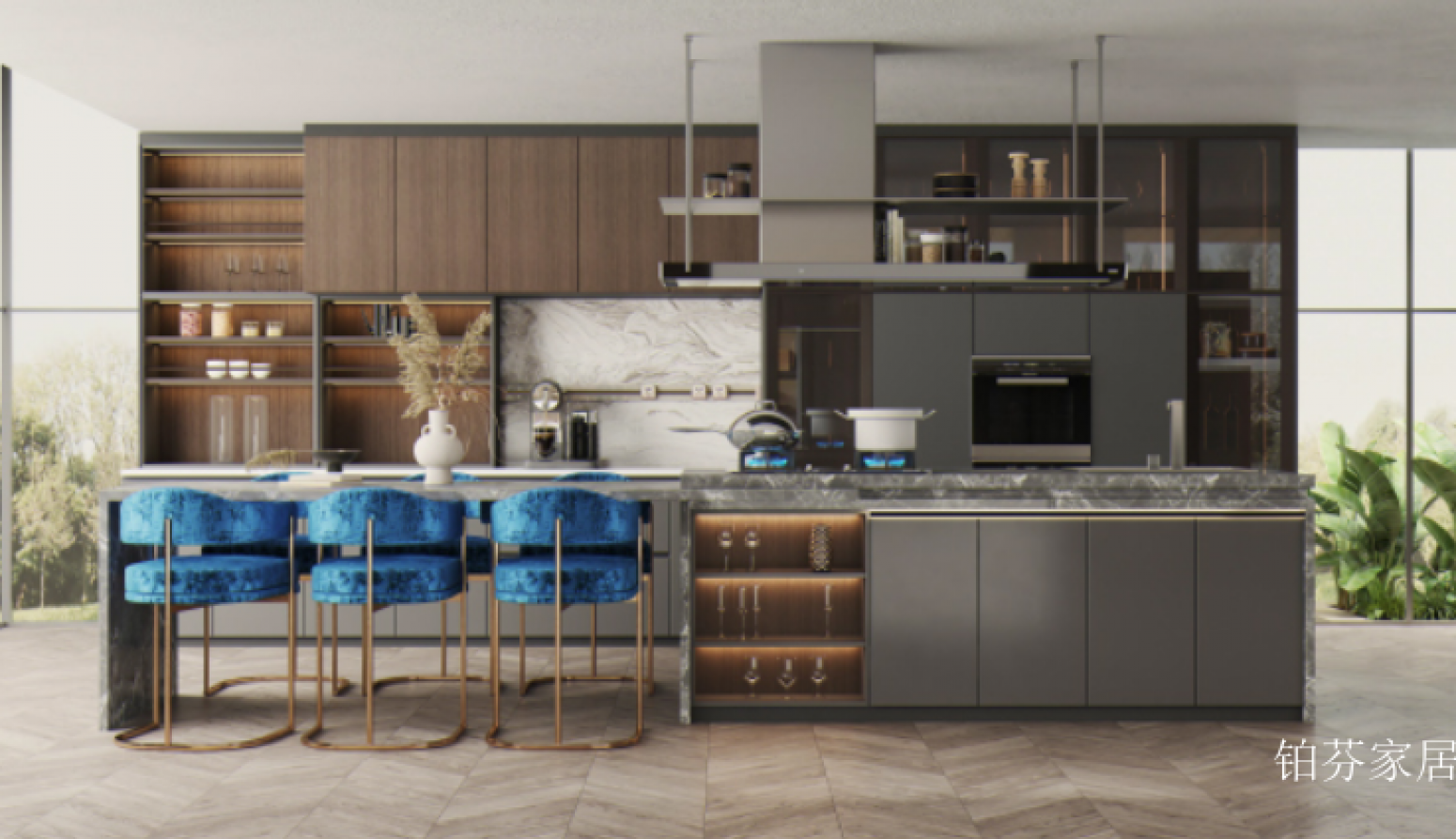 铂芬家居 Bathroom furniture product 《Coles series cabinets》