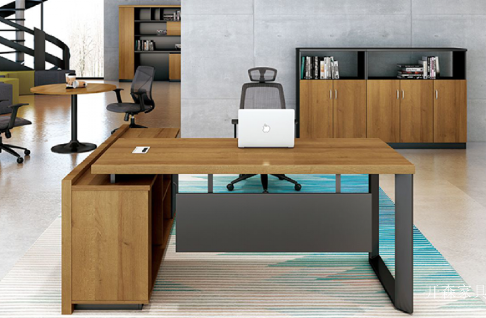 开森家具 Office furniture product 《Simple wooden office desk》
