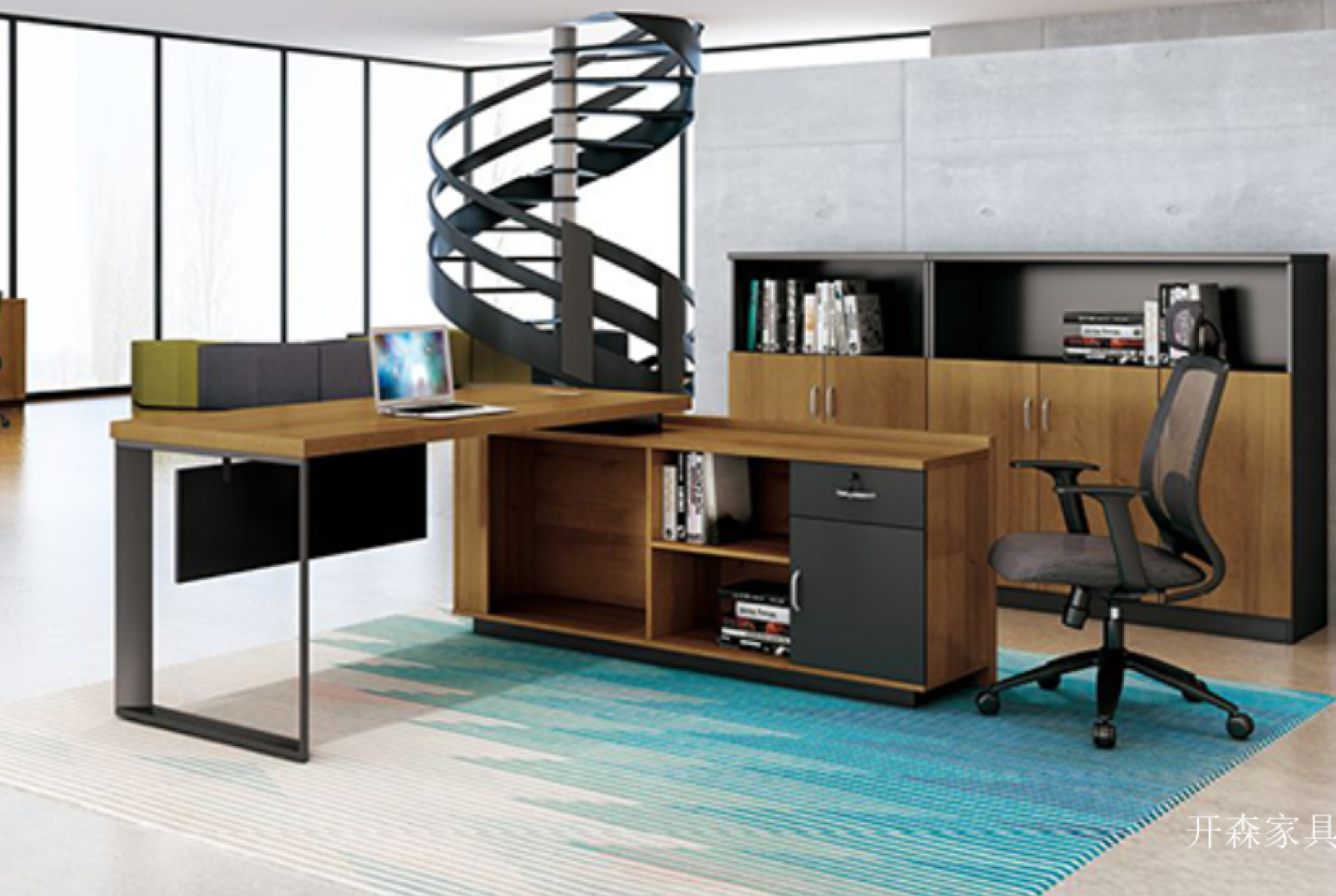 开森家具 Office furniture Product 《Simple wooden office desk》 开森家具 Office furniture Product 《Simple wooden office desk》【图1】