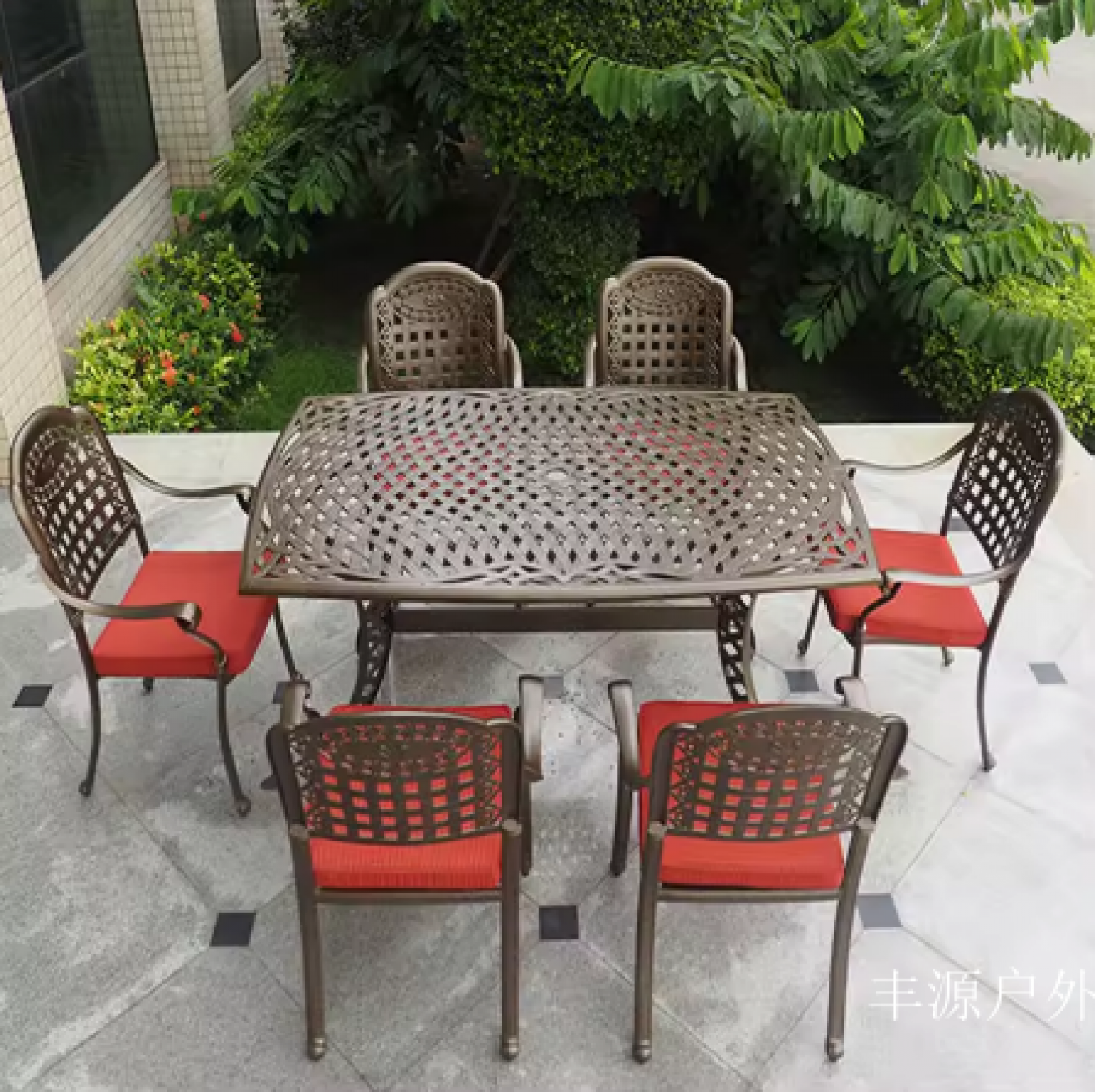 丰源户外 Outdoor furniture Product 《Aluminum carved dining table and chair》 丰源户外 Outdoor furniture Product 《Aluminum carved dining table and chair》【图1】