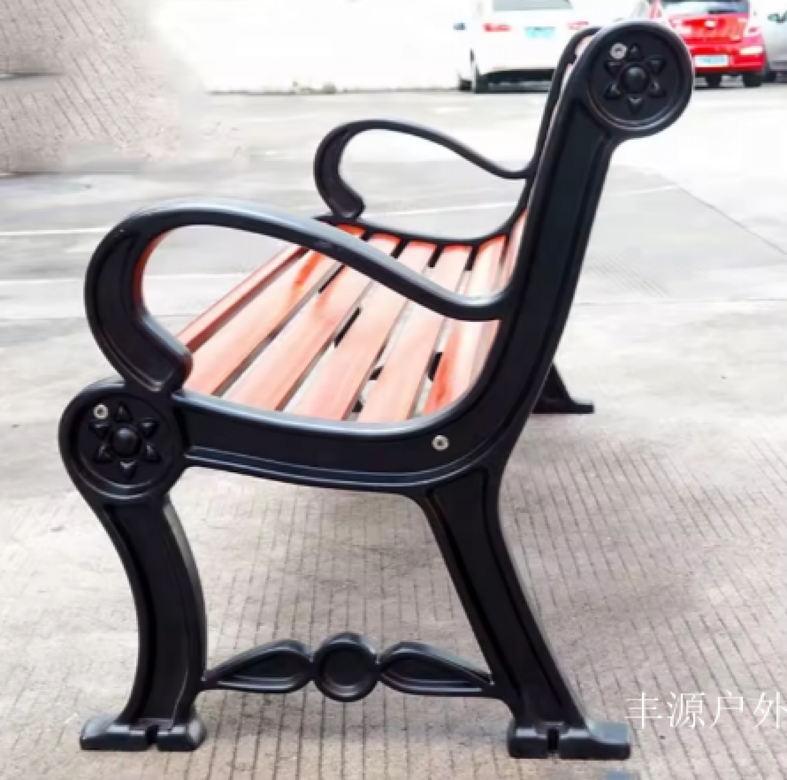 丰源户外 Outdoor furniture Product 《Retro wooden metal outdoor bench》 丰源户外 Outdoor furniture Product 《Retro wooden metal outdoor bench》【图0】