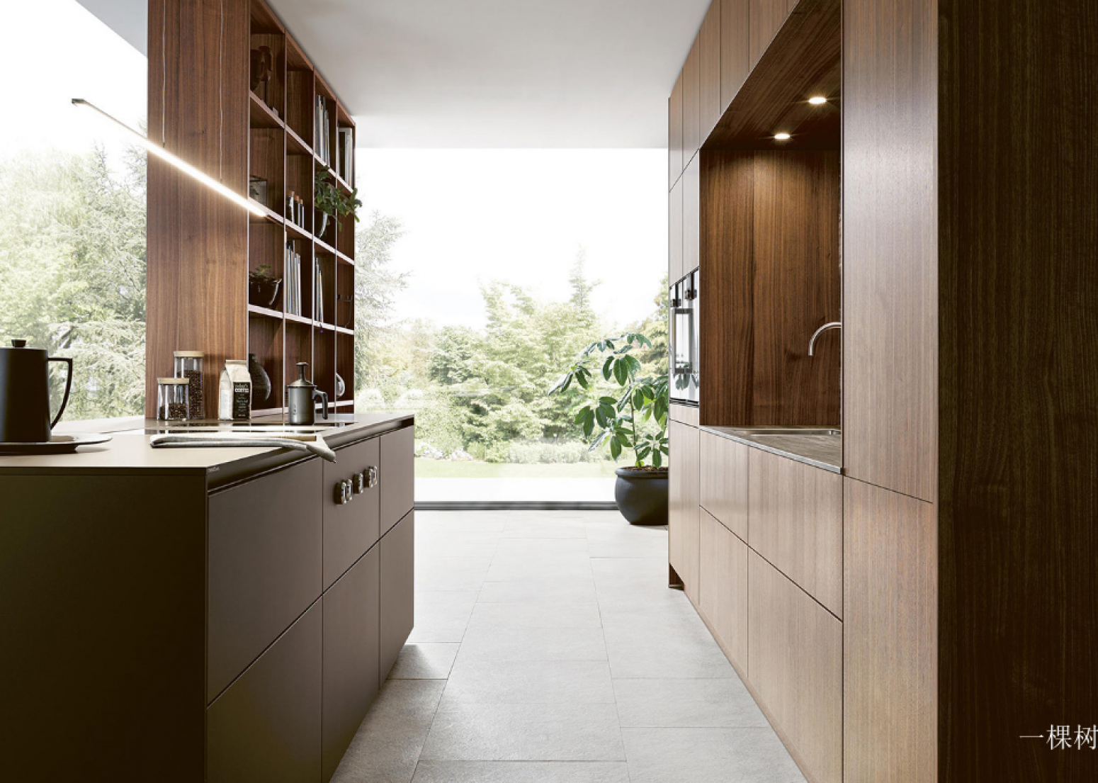 一棵树 Bathroom furniture Product 《Modern walnut island cabinets》 一棵树 Bathroom furniture Product 《Modern walnut island cabinets》【图2】