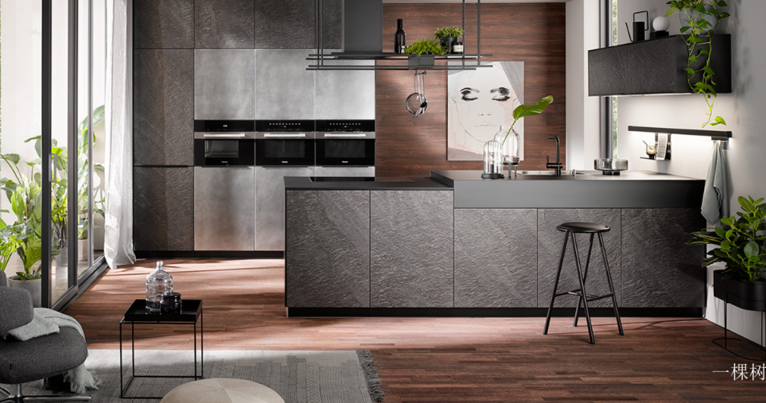 一棵树 Bathroom furniture Product 《Industrial stone island wind cabinets》【图0】