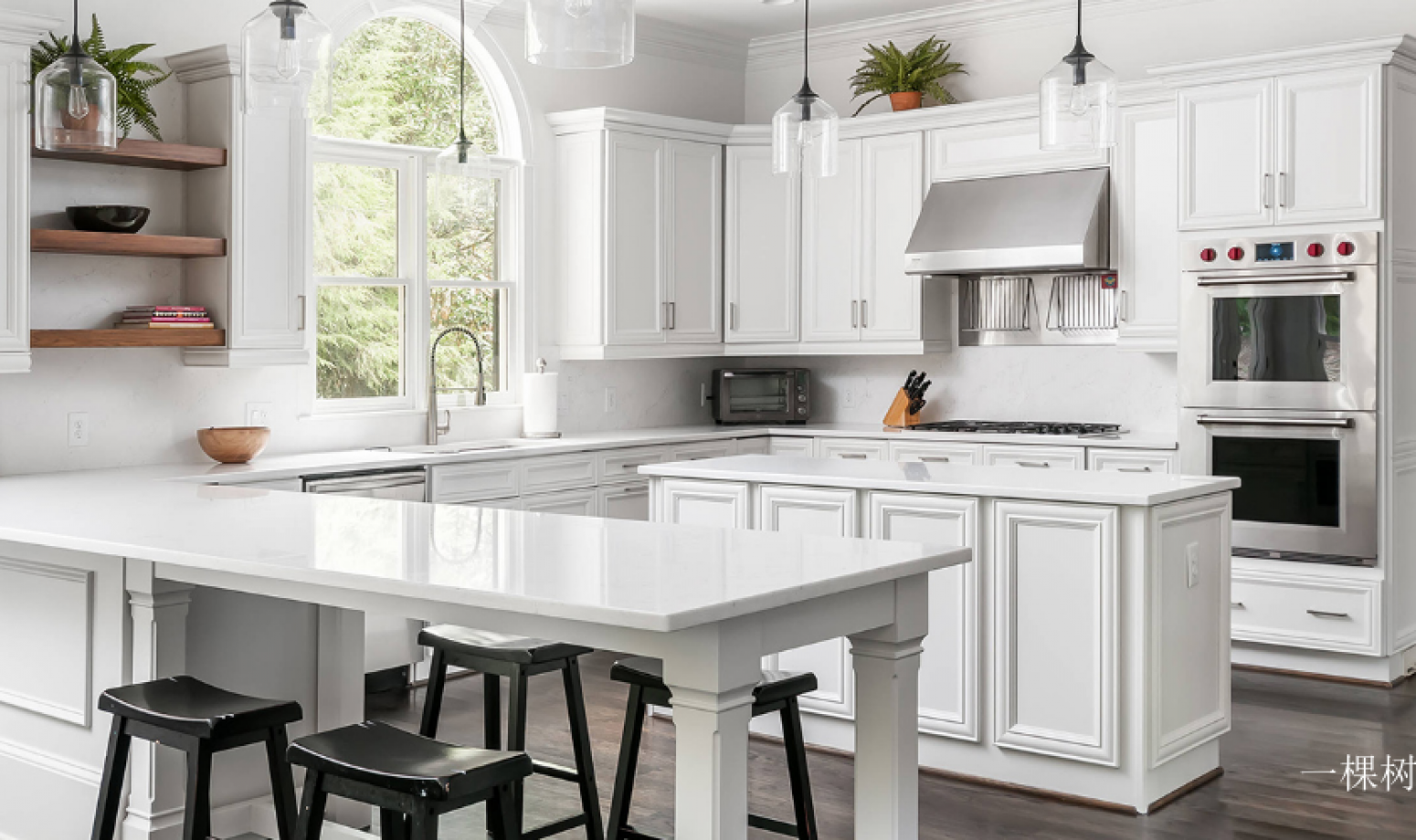 一棵树 Bathroom furniture product 《A simple white island cabinet》