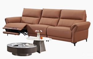 Product picture:Furniture factory 亚吉家居 Smart home product name 《Orange smart leather sofa》议价