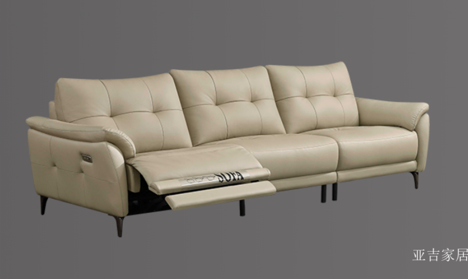 亚吉家居 Smart home product 《Beige leather smart sofa》