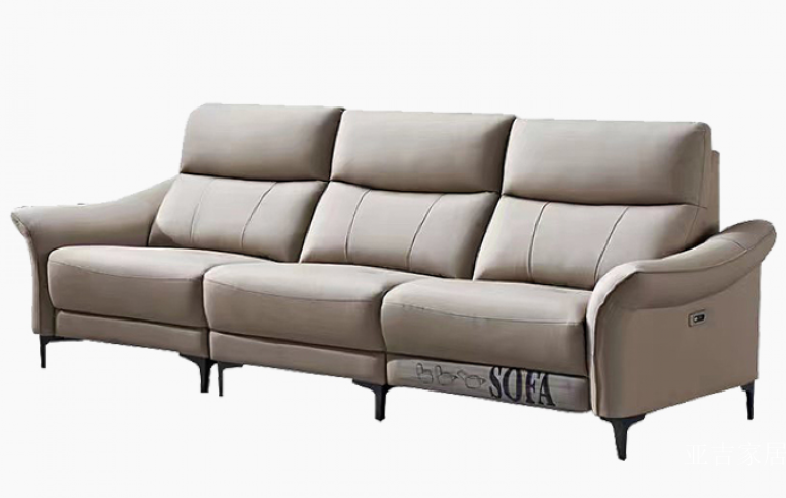 亚吉家居 Smart home product 《Light beige smart functional sofa》