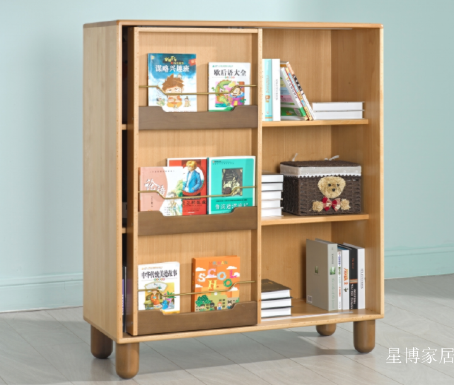 星博家居 Children's furniture Product 《Solid wood children's bookcase》 星博家居 Children's furniture Product 《Solid wood children's bookcase》【图0】