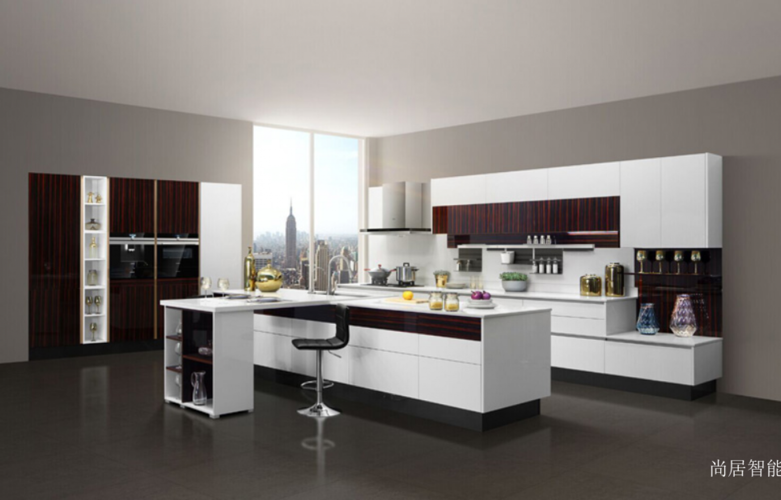 尚居智能 Bathroom furniture Product 《Mid island integrated cabinet》 尚居智能 Bathroom furniture Product 《Mid island integrated cabinet》【图0】