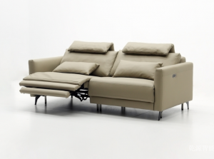 乾源智能 Smart home product 《Light khaki leather smart sofa》议价
