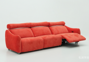 乾源智能 Smart home product 《Coral red fabric smart sofa》议价
