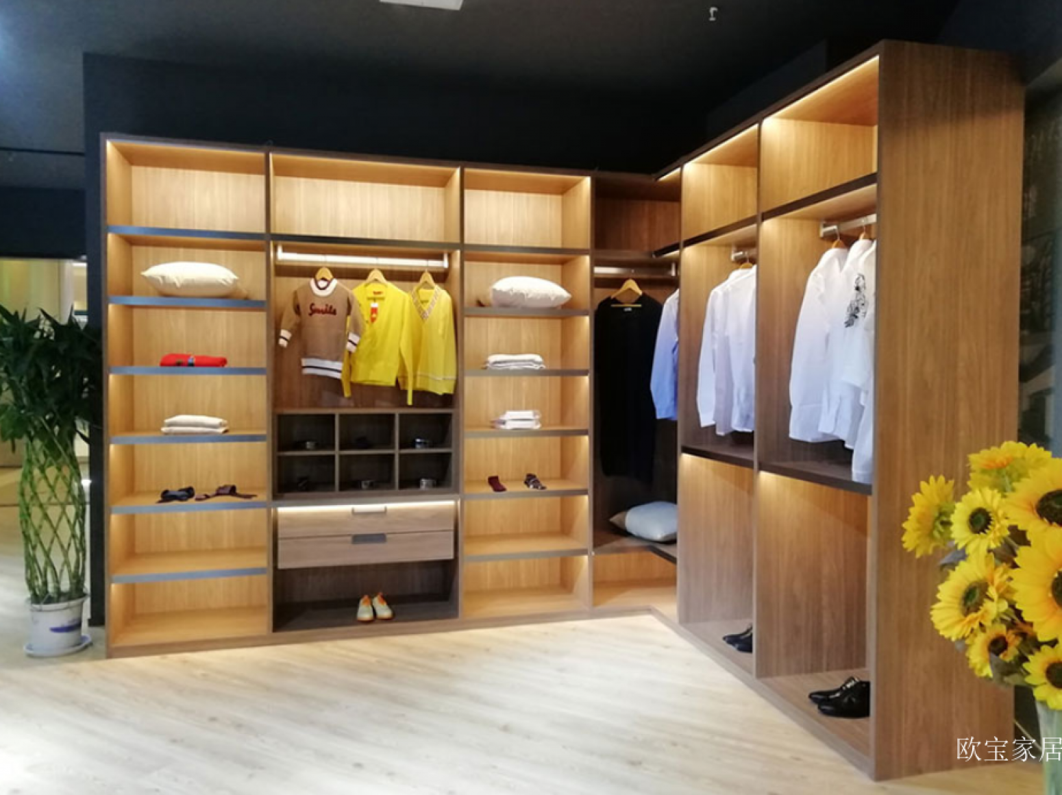 欧宝家居 Home Furniture Product 《A simple wardrobe in light wood color》 欧宝家居 Home Furniture Product 《A simple wardrobe in light wood color》【图0】