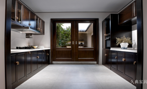 Product picture:Furniture factory 久典家具 Bathroom furniture product name 《Dark brown elegant new Chinese cabinet》议价