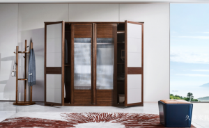 Product picture:Furniture factory 久典家具 Home Furniture product name 《Brown and white splicing simple cloakroom》议价