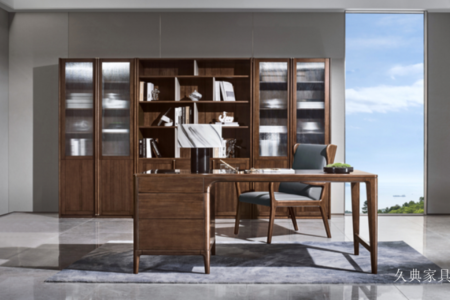 久典家具 Home Furniture product 《Light brown natural elegant study》