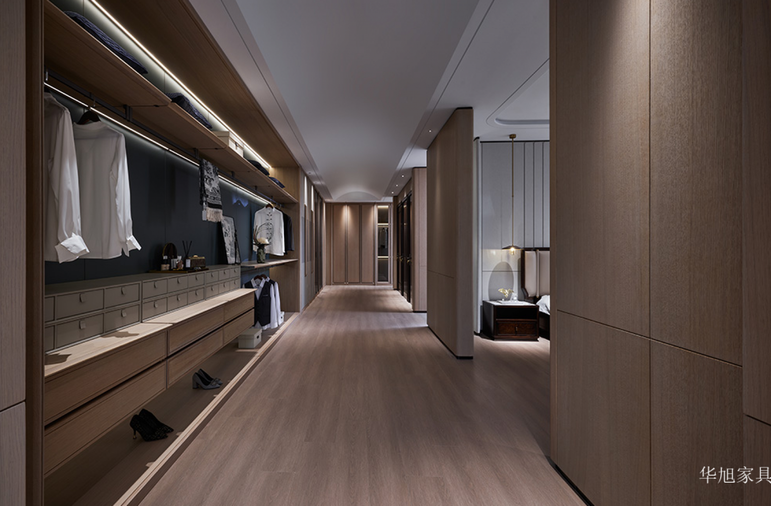 华旭家具 Home Furniture Product 《Asagi modern see-through cloakroom》【图1】