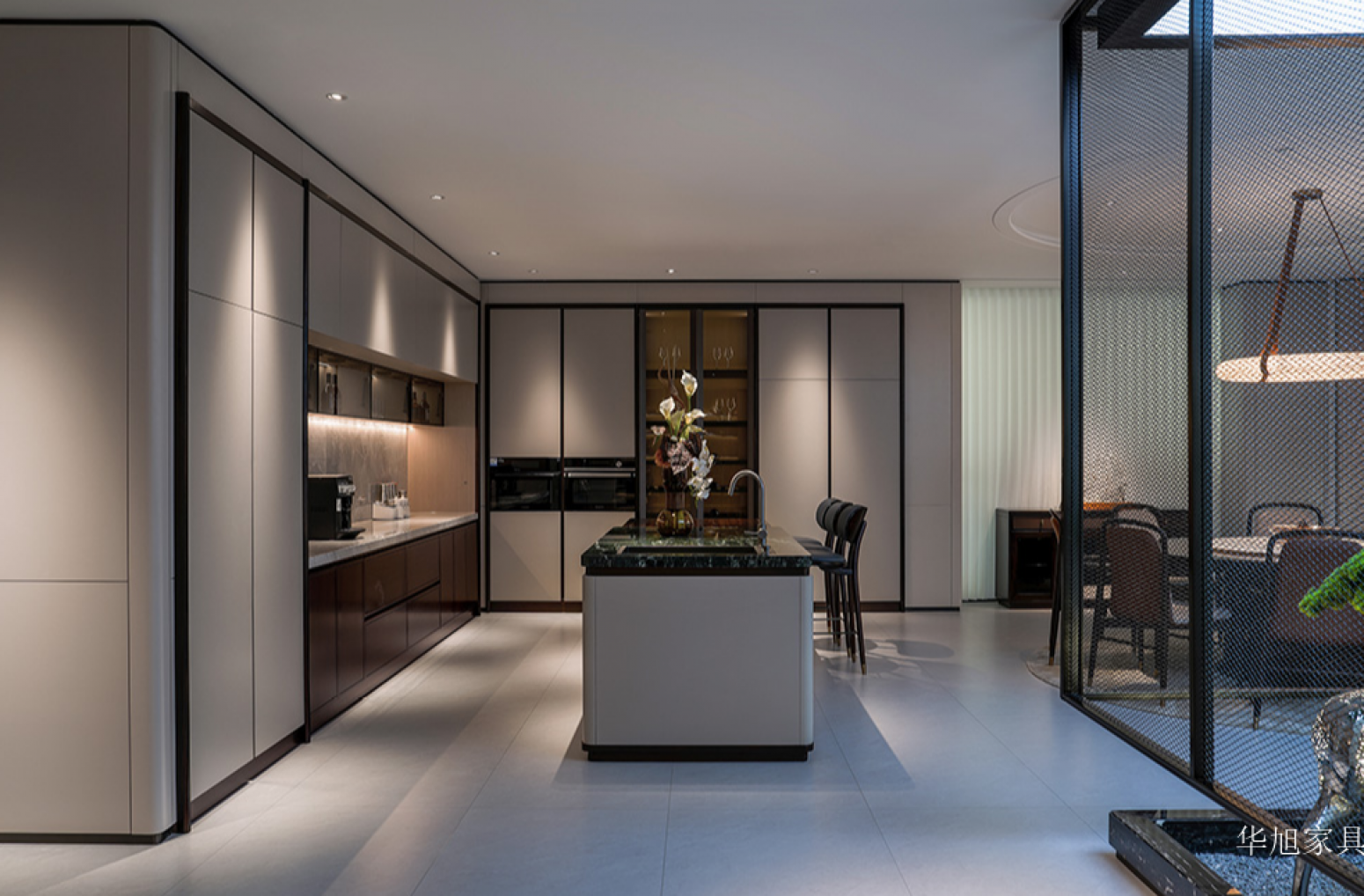 华旭家具 Bathroom furniture Product 《Light luxury minimalist island cabinet》【图0】