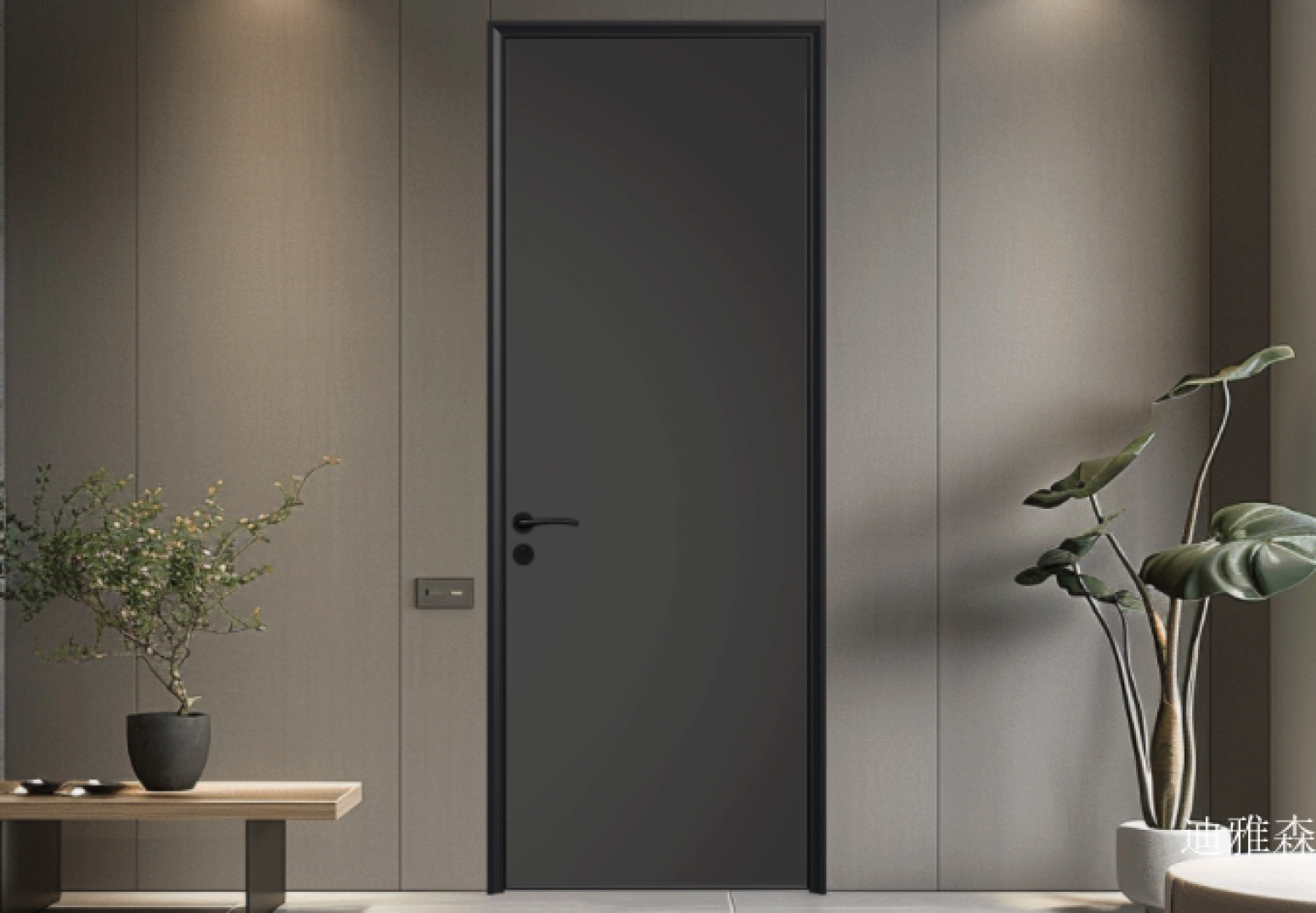 迪雅森 Home Furniture product 《Nightingale grey wood door》