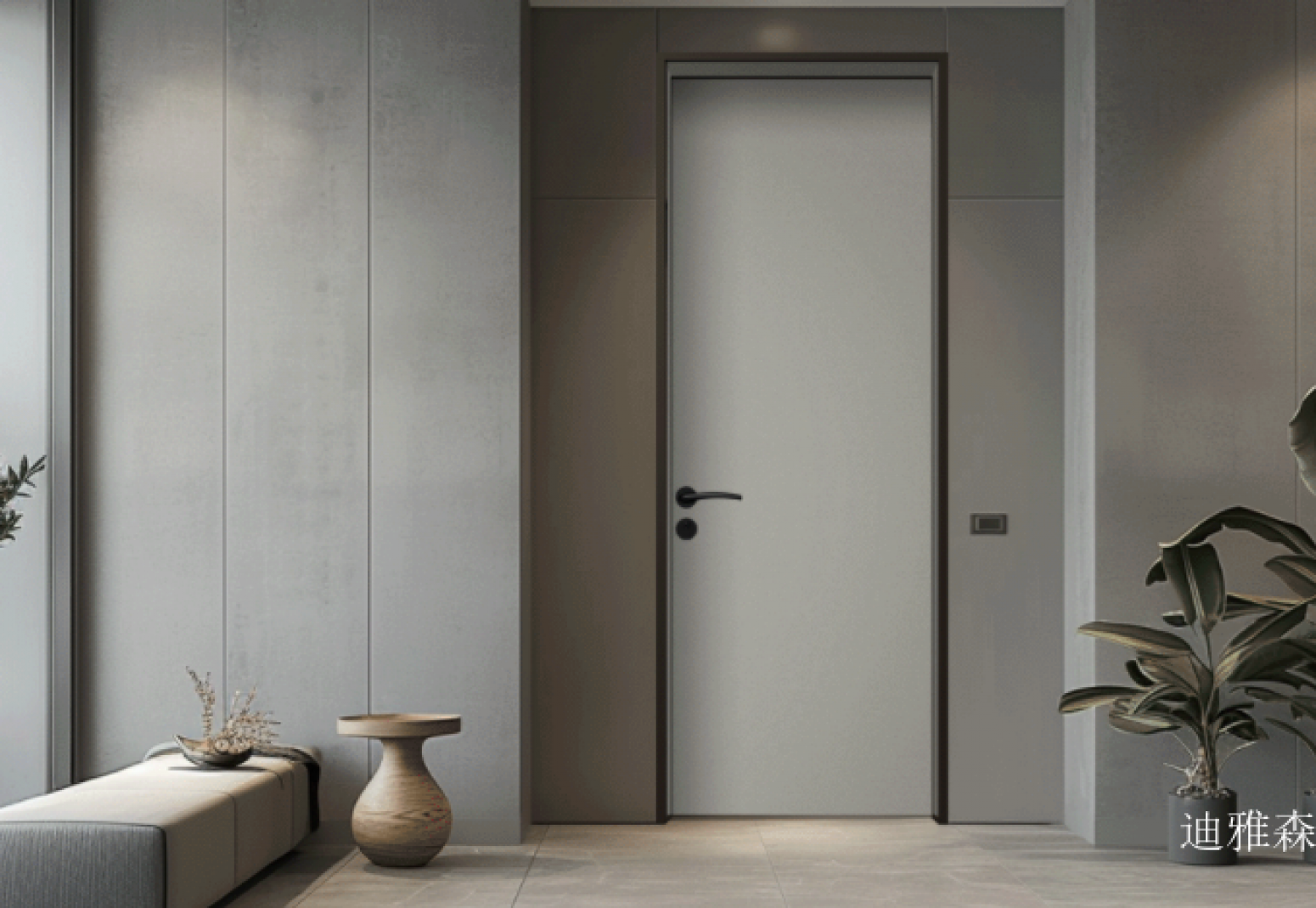 迪雅森 Home Furniture Product 《Duke's silver-gray wooden door》【图0】