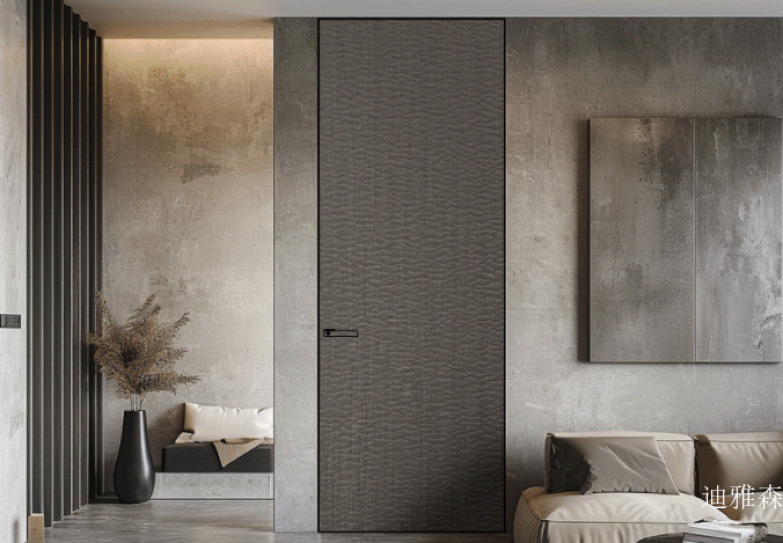 迪雅森 Home Furniture Product 《Black maple wooden door》【图1】