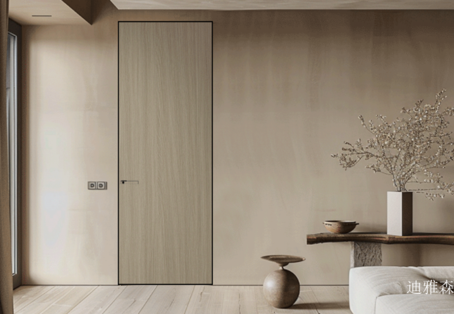 迪雅森 Home Furniture Product 《Qing Feng oak wooden door》 迪雅森 Home Furniture Product 《Qing Feng oak wooden door》【图1】