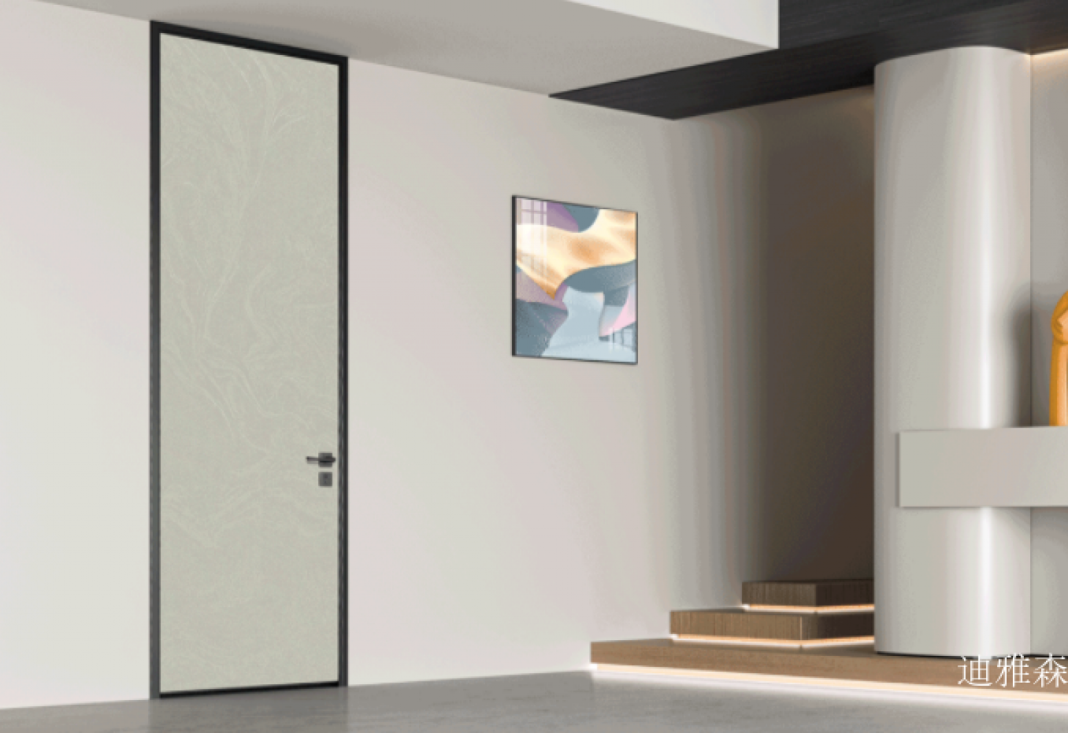 迪雅森 Home Furniture Product 《Minimalist wooden door with light grain》 迪雅森 Home Furniture Product 《Minimalist wooden door with light grain》【图1】