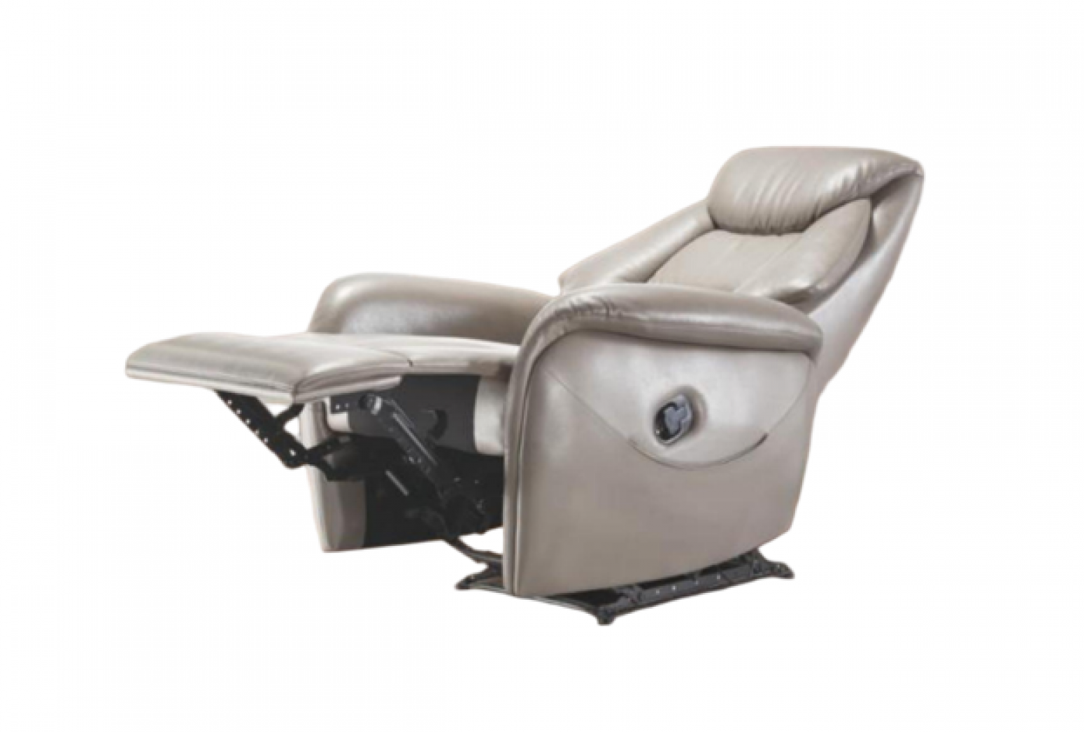 中兴华龙 Smart home Product 《Light grey leather leisure smart chair》 中兴华龙 Smart home Product 《Light grey leather leisure smart chair》【图0】