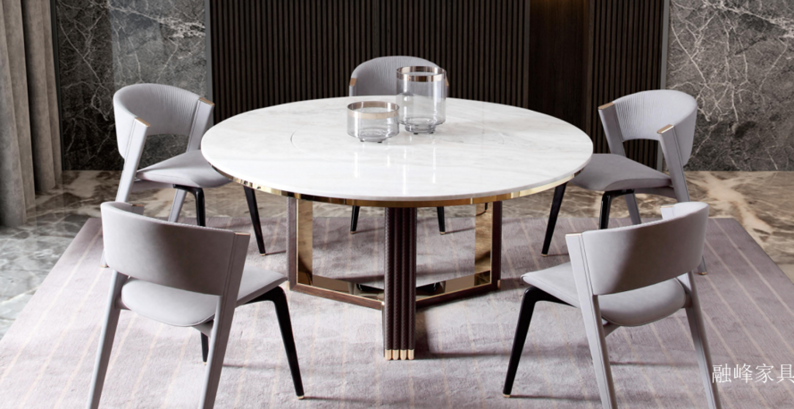 融峰家具 Home Furniture Product 《Round dining chair with golden brown base》 融峰家具 Home Furniture Product 《Round dining chair with golden brown base》【图2】