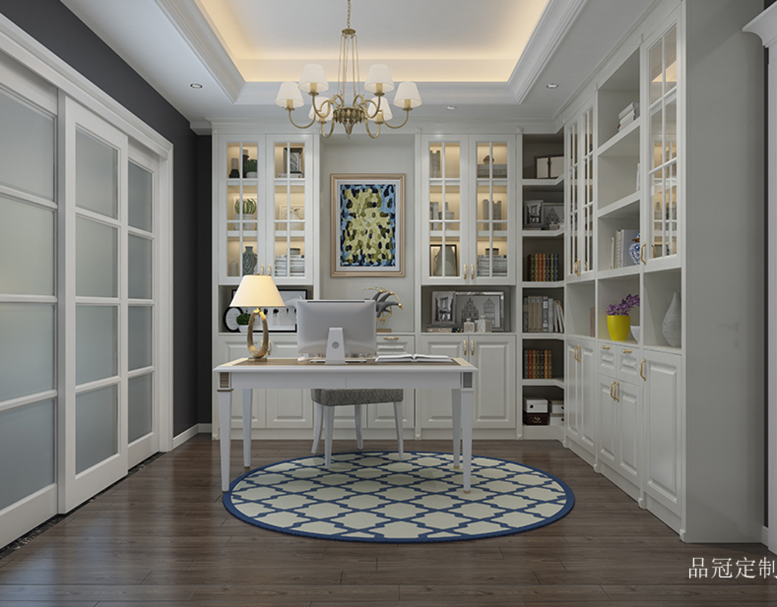 品冠定制 Home Furniture product 《French Elegant Study》