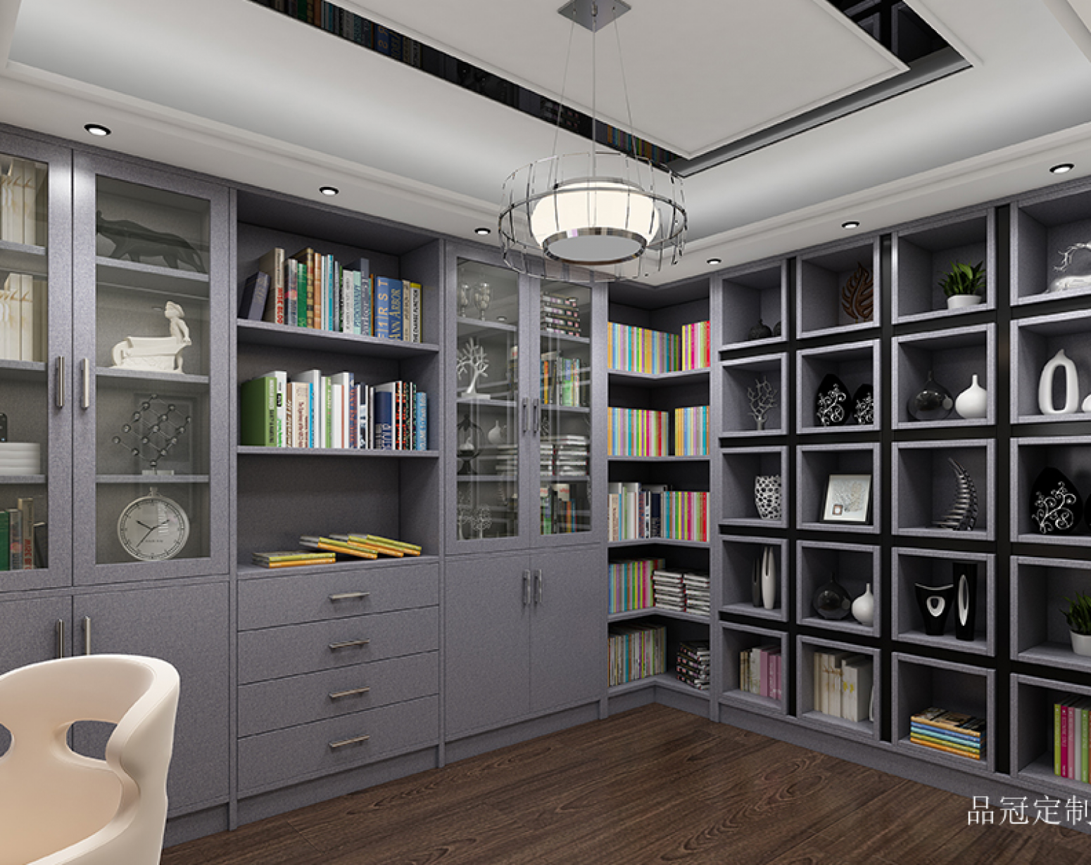 品冠定制 Home Furniture Product 《Gray art collection modern study》 品冠定制 Home Furniture Product 《Gray art collection modern study》【图0】