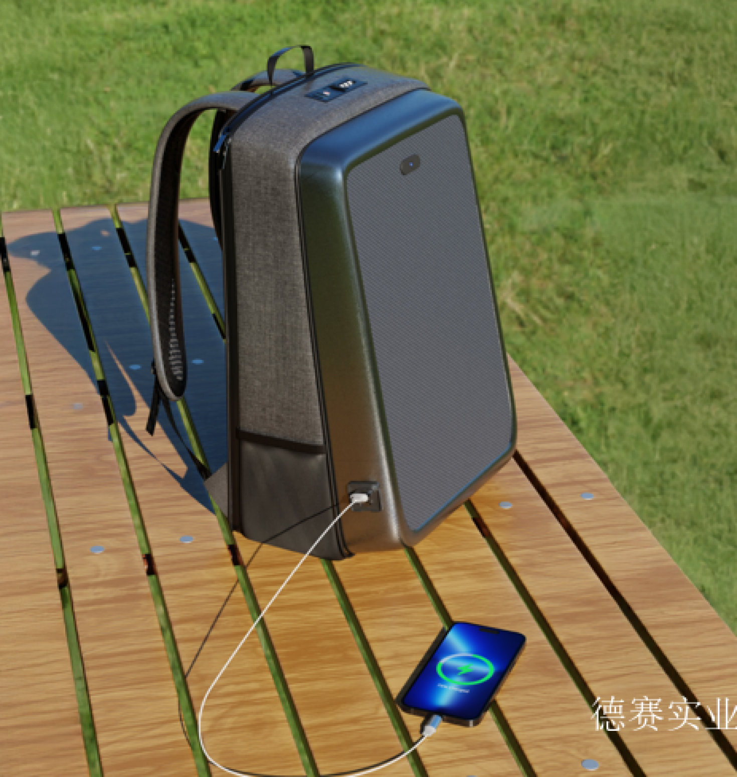 德赛实业 Smart home Product 《30W solar-powered backpack》【图0】