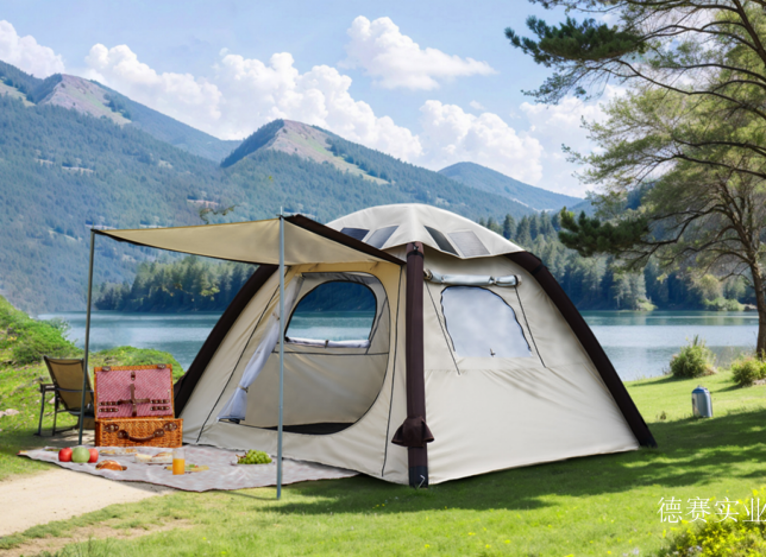 德赛实业 Smart home Product 《Solar-powered automatic charging tent》【图0】