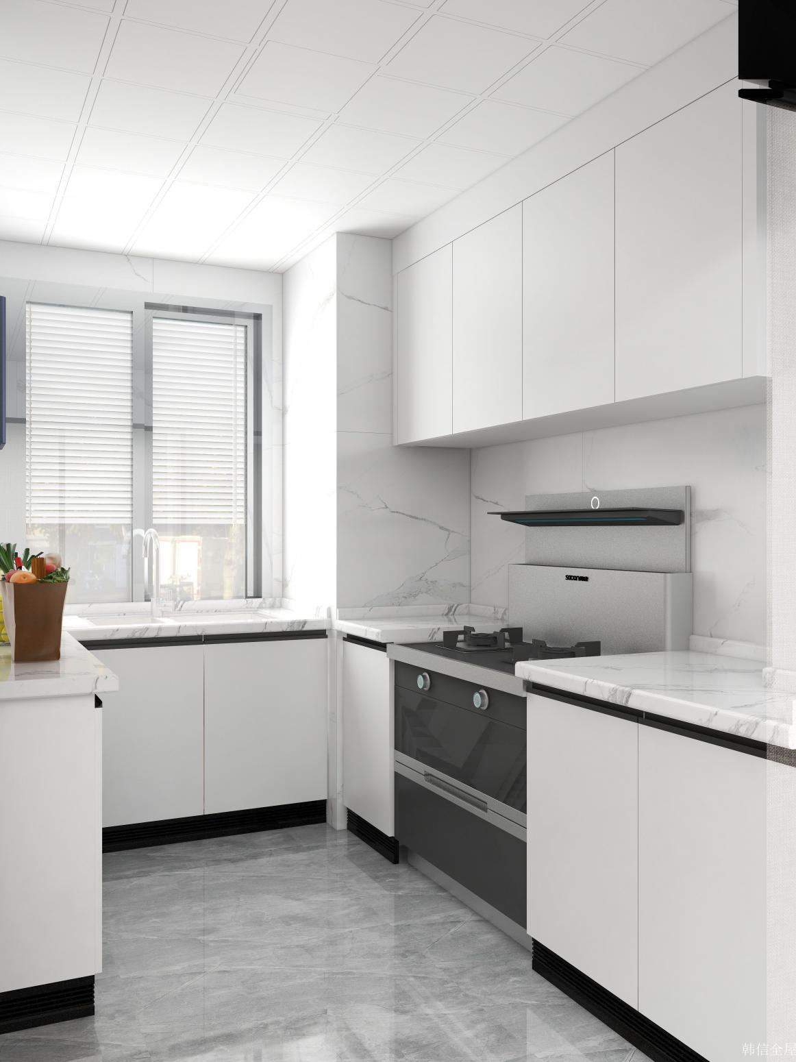 韩信全屋 Bathroom furniture Product 《Pure white stone minimalist cabinet》【图0】