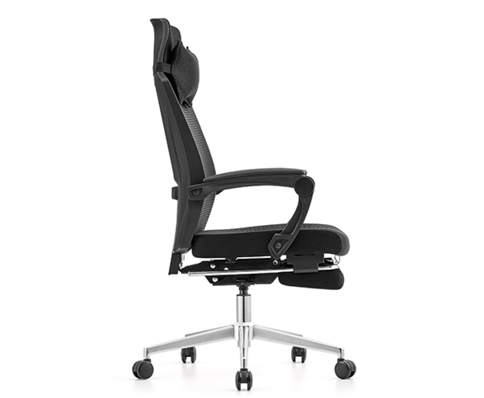 泉琪家具 Office furniture Product 《Black-toned headrest comfortable office chair》【图3】